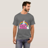 Heavy Metal Unicorn friend T-shirt (Voorkant volledig)