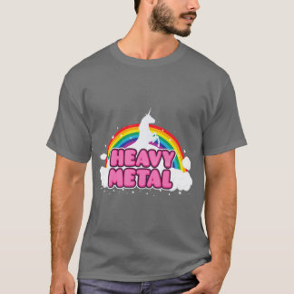 Heavy Metal Unicorn friend T-shirt