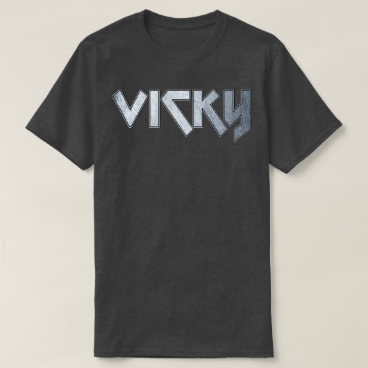 Heavy metal Vicky T-shirt (Design voorkant)