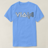 Heavy metal Viola T-shirt (Design voorkant)