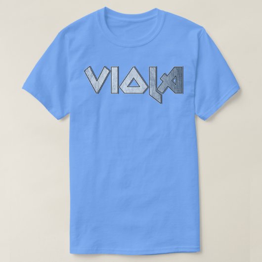 Heavy metal Viola T-shirt (Design voorkant)