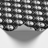 Heavy Metal Wrapping Paper Rock Drummer Gift Paper Cadeaupapier (Hoek)