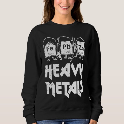 Heavy Metals Chemical Heavy Metals Music Geek Trui (Voorkant)
