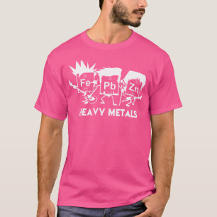 Heavy Metals Science Geek en Heavy Metal T-shirt