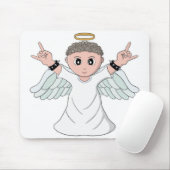 Heavy Music Loving Angel Muismat (Met muis)