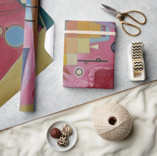 Heavy Red by Wassily Kandinsky Cadeaupapier (Crafts)