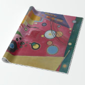 Heavy Red by Wassily Kandinsky Cadeaupapier (Uitgerold)
