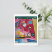Heavy Red | Kandinsky | Briefkaart (Staand voorkant)