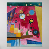 Heavy Red | Kandinsky | Poster (Voorkant)