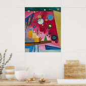 Heavy Red | Kandinsky | Poster (Keuken)