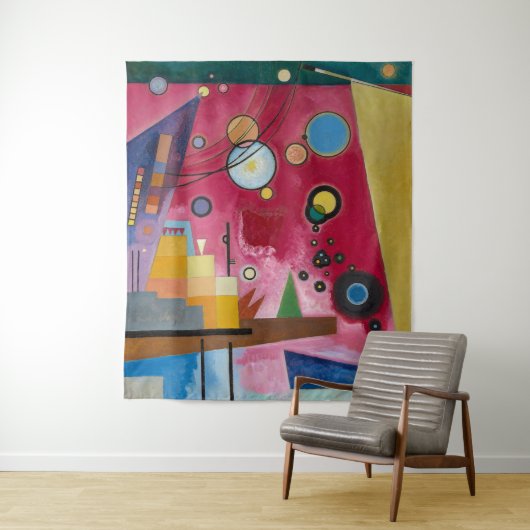 Heavy Red | Kandinsky | Wandkleed (In situ)