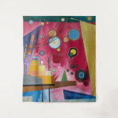 Heavy Red | Kandinsky | Wandkleed (Voorkant)