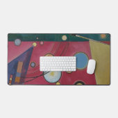 Heavy Red van Wassily Kandinsky Bureaumat (Keyboard & Muis)
