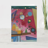 Heavy Red van Wassily Kandinsky Kaart (Voorkant)