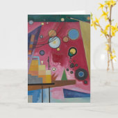 Heavy Red van Wassily Kandinsky Kaart (Gele Bloem)