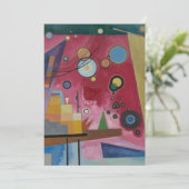Heavy Red van Wassily Kandinsky Kaart (Staand voorkant)