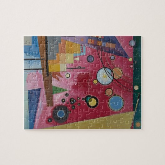 Heavy Red van Wassily Kandinsky Legpuzzel (Horizontaal)