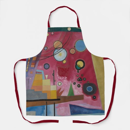 Heavy Red van Wassily Kandinsky Schort (Voorkant)