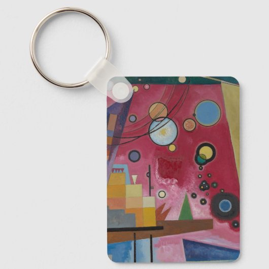 Heavy Red van Wassily Kandinsky Sleutelhanger (Voorkant)