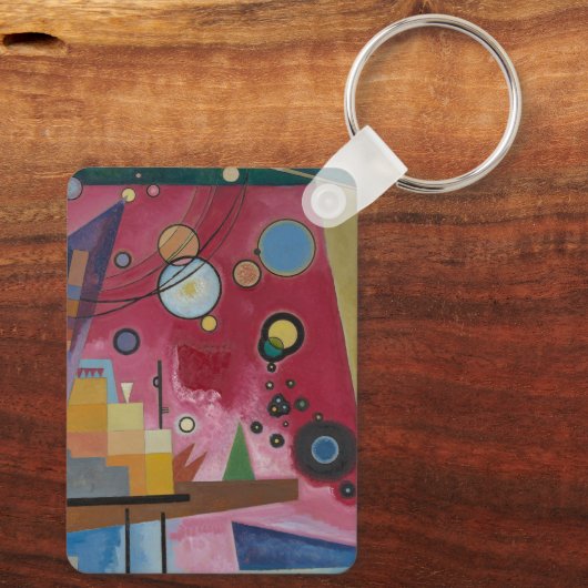 Heavy Red van Wassily Kandinsky Sleutelhanger (Achterkant)