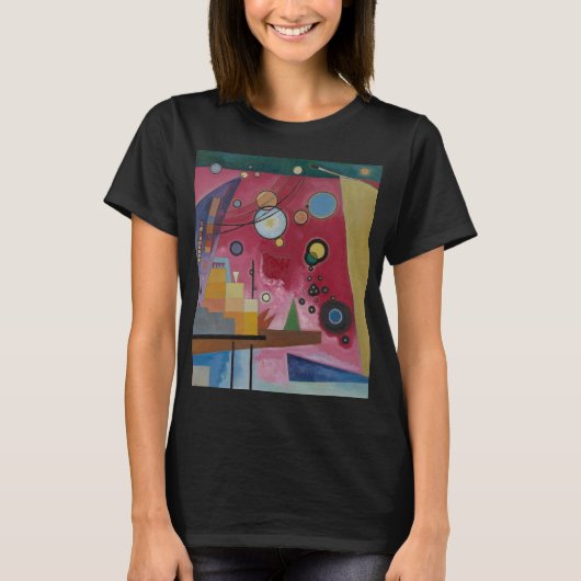 Heavy Red van Wassily Kandinsky T-shirt (Voorkant)