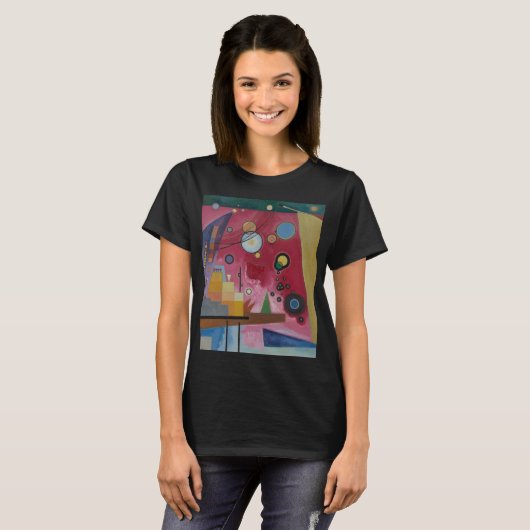 Heavy Red van Wassily Kandinsky T-shirt (Voorkant volledig)