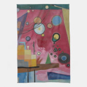 Heavy Red van Wassily Kandinsky Theedoek (Verticaal)