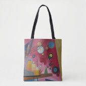 Heavy Red van Wassily Kandinsky Tote Bag (Voorkant)