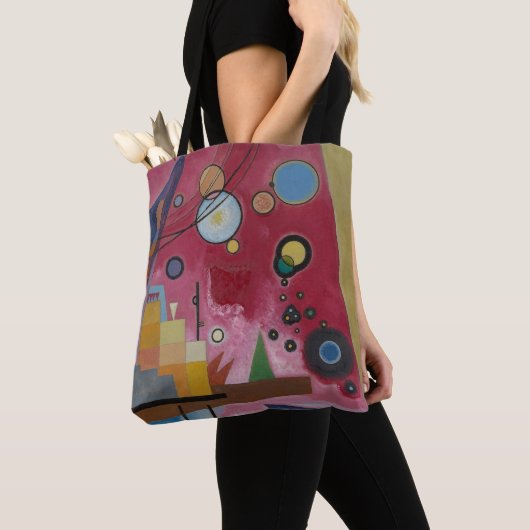 Heavy Red van Wassily Kandinsky Tote Bag (Dichtbij)