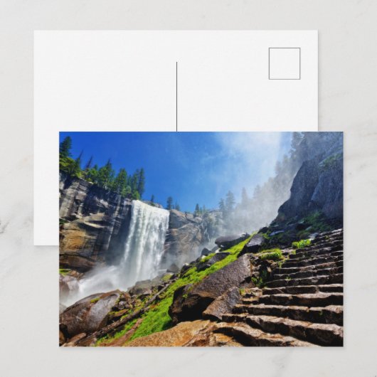 Heavy Spray uit Vernal | Nationaal park Yosemite Briefkaart (Voorkant / Achterkant)