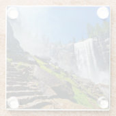 Heavy Spray uit Vernal | Nationaal park Yosemite Glazen Onderzetter (Achterkant)