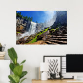 Heavy Spray uit Vernal | Nationaal park Yosemite Poster (Thuiskantoor)