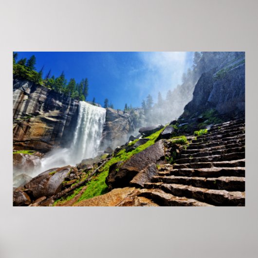 Heavy Spray uit Vernal | Nationaal park Yosemite Poster (Voorkant)