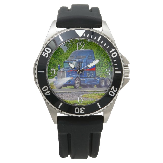 Heavy Transport Truck #Gift Watch bereik Horloge (Voorkant)