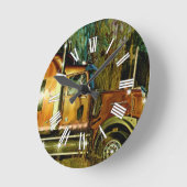 Heavy Transport Truck-liefhebbers Art Wall Clock Ronde Klok (Hoek)