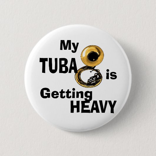 Heavy Tuba Ronde Button 5,7 Cm (Voorkant)