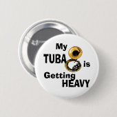 Heavy Tuba Ronde Button 5,7 Cm (Voorkant /achterkant)