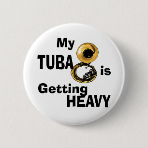 Heavy Tuba Ronde Button 5,7 Cm