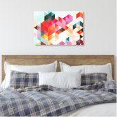 Heavy Words Canvas Afdruk (Insitu (Slaapkamer))