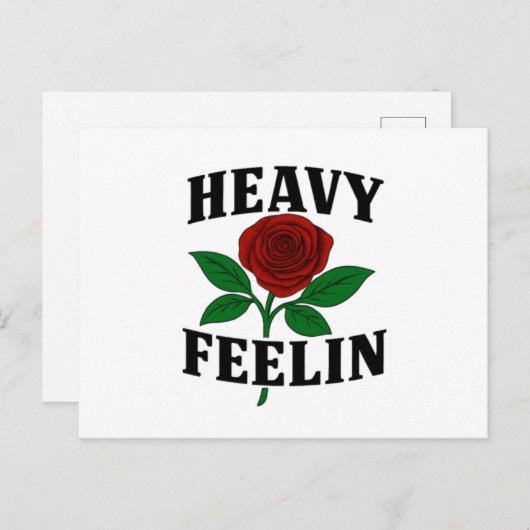 Heavyfeelin-Briefkaart Briefkaart (Voorkant / Achterkant)