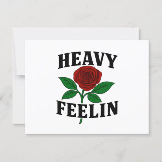 Heavyfeelin-Briefkaart Briefkaart