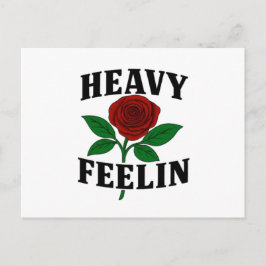Heavyfeelin-Briefkaart Briefkaart