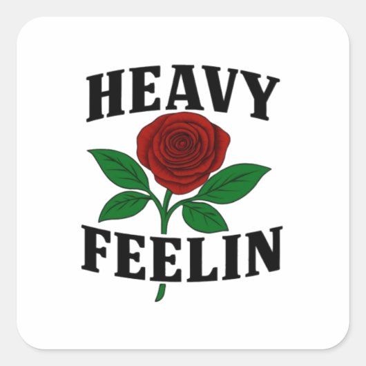 Heavyfeelin Sticker (Voorkant)