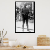 Heavyweight Boxing Champion Jack Johnson 1912 Poster (Keuken)
