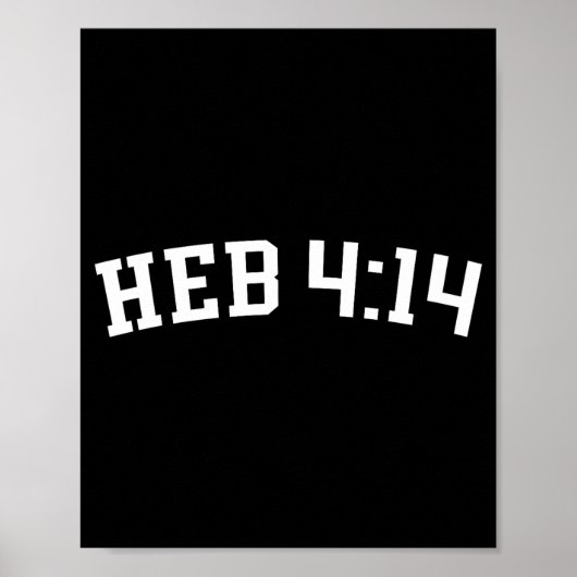 Heb 4_14  poster (Voorkant)