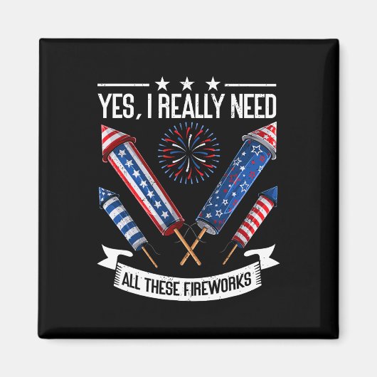 Heb al deze vuurwerk onafhankelijkheidsdag grappig magneet (Voorkant)