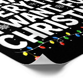 Heb alles wat ik wil voor Kerstmis paar pyjama Poster (Hoek)