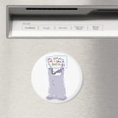 Heb Badger - Will Travel - Magnet (Insitu (Vaatwasser))