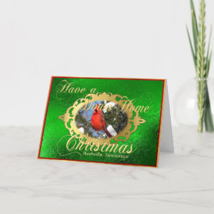 Heb BenedenKerstmis van het Huis van de Kaart van