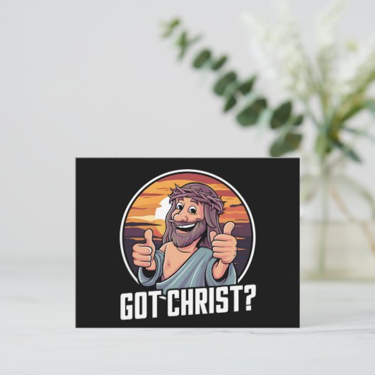 Heb Buddy een Christus Kerstmis Jezus Religieus Feestdagenkaart (Staand voorkant)